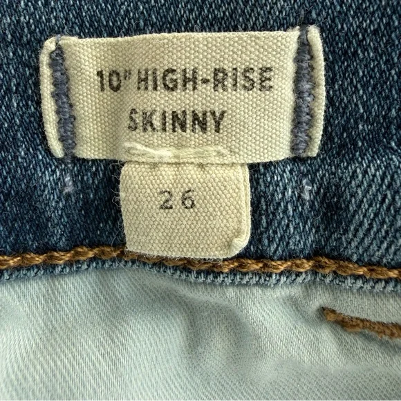 MADEWELL | 10” high rise  Skinny Jeans size 26 - Picture 10 of 15